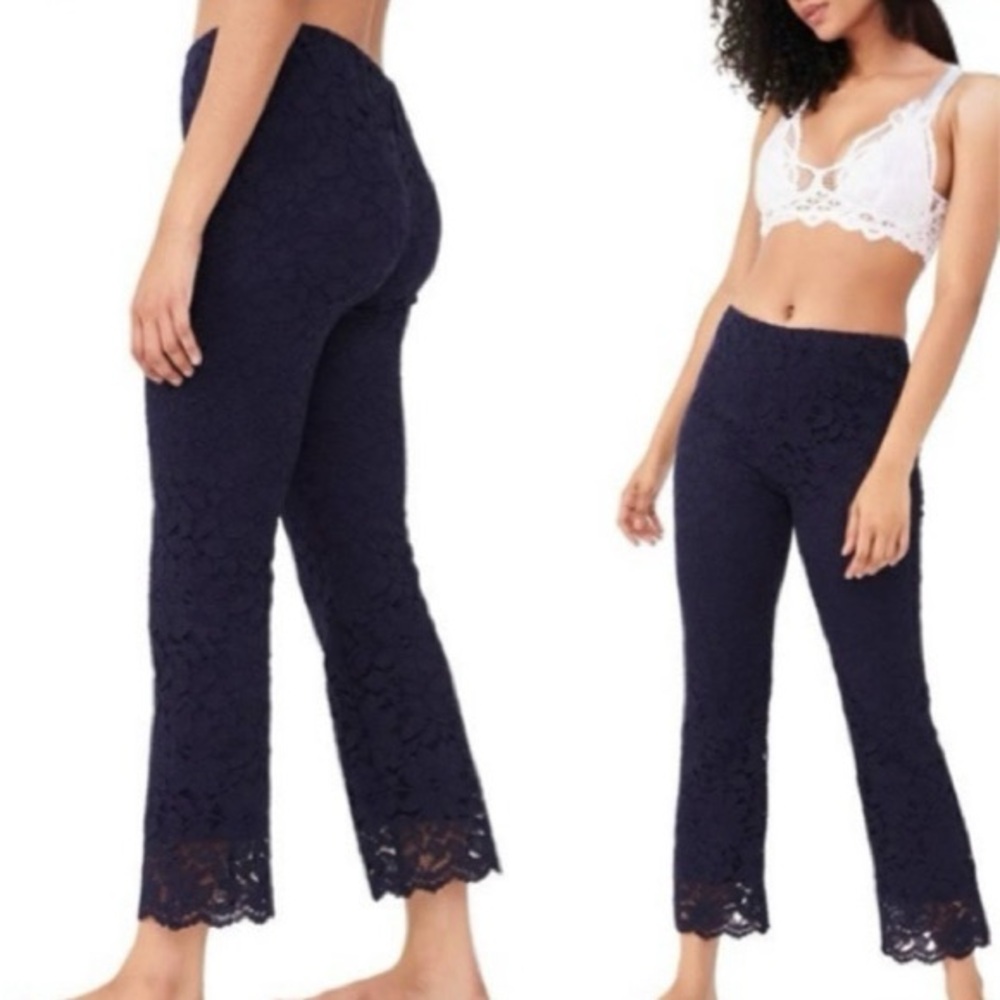 Free People Women's Disco Wild Laces Pull On Flare Pants